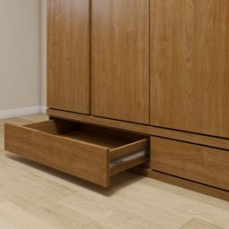 Guarda Roupa Casal 4 Portas com 5 Gavetas 100% MDF Urbano - 5