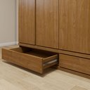 Ver imagem 5 de Guarda Roupa Casal 4 Portas com 5 Gavetas 100% MDF Urbano