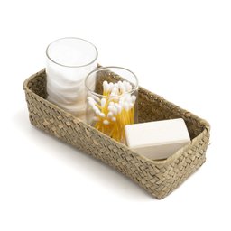 Cesto quadrado de seagrass 24cm - Oikos - 3