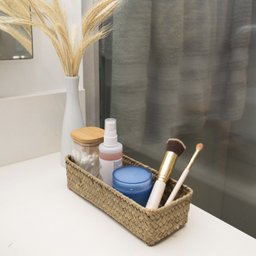 Cesto quadrado de seagrass 24cm - Oikos - 4
