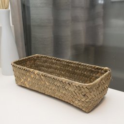 Cesto quadrado de seagrass 24cm - Oikos - 5