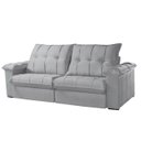 Ver imagem 2 de Sofá Retrátil e Reclinável 2,80m Pillow de 25 Cm Molas Pocket Berlin - Movenzo Estofados