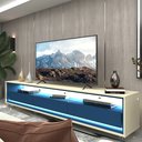 Ver imagem 1 de Rack para TV até 85 Polegadas com LED e Rodízios 211,4cm 100% MDF Requinte