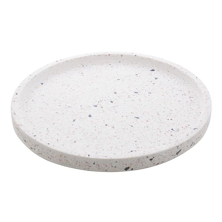 Bandeja Redonda Lyor de Mármore Terrazo 30cm Bandeja Redonda Lyor de Mármore Terrazo 30cm