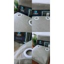 Ver imagem 2 de Cortina Blackout Linho Pesado Cinza Médio 4,50 M X 2,60 M