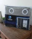 Ver imagem 3 de Cortina Blackout Linho Pesado Cinza Médio 4,50 M X 2,60 M