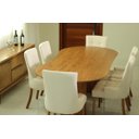 Ver imagem 1 de Sala de Jantar 2,40m com  6 Cadeiras Elegance Royal - Requinte Salas