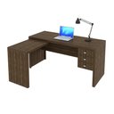 Ver imagem 5 de Mesa para Escritório Home Office ME4106 MDP Nogal - Gran Belo
