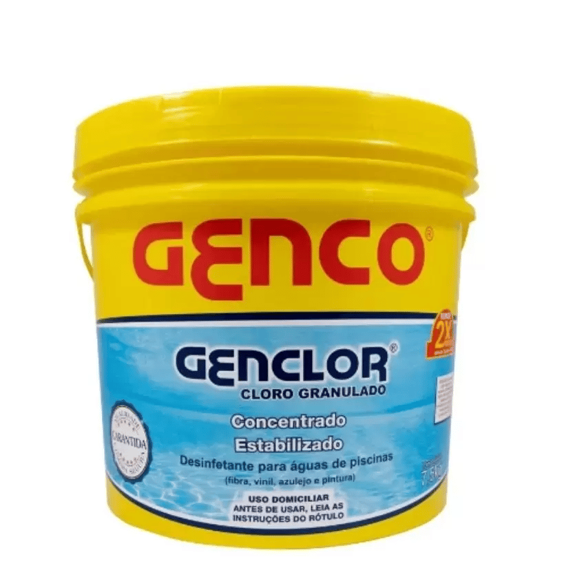 Cloro Granulado Concentrado 7,5kg - Genco - 1