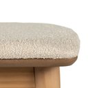 Ver mais imagens de Banqueta para Penteadeira Liva 50 Cm X 48 Cm Boucle Bege