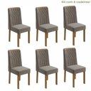 Ver imagem 1 de Conjunto com 6 Cadeiras para Sala de Jantar Exclusive