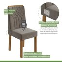 Ver imagem 7 de Conjunto com 6 Cadeiras para Sala de Jantar Exclusive