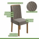 Ver mais imagens de Conjunto com 6 Cadeiras para Sala de Jantar Exclusive