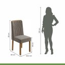 Ver imagem 5 de Conjunto com 6 Cadeiras para Sala de Jantar Exclusive