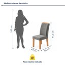 Ver imagem 4 de Conjunto 2 Cadeiras para Sala de Jantar Luisa