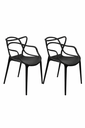 Ver imagem 1 de Kit 2 Cadeiras Allegra Preto
