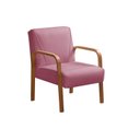 Ver imagem 2 de Kit 2 Poltronas Anita Conjunto Cadeiras Moderna Braço Madeira