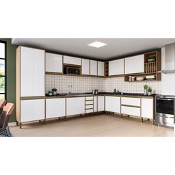 Armário de Cozinha 20 cm Nicho Adega Vitória Rimo Carvalho - 2