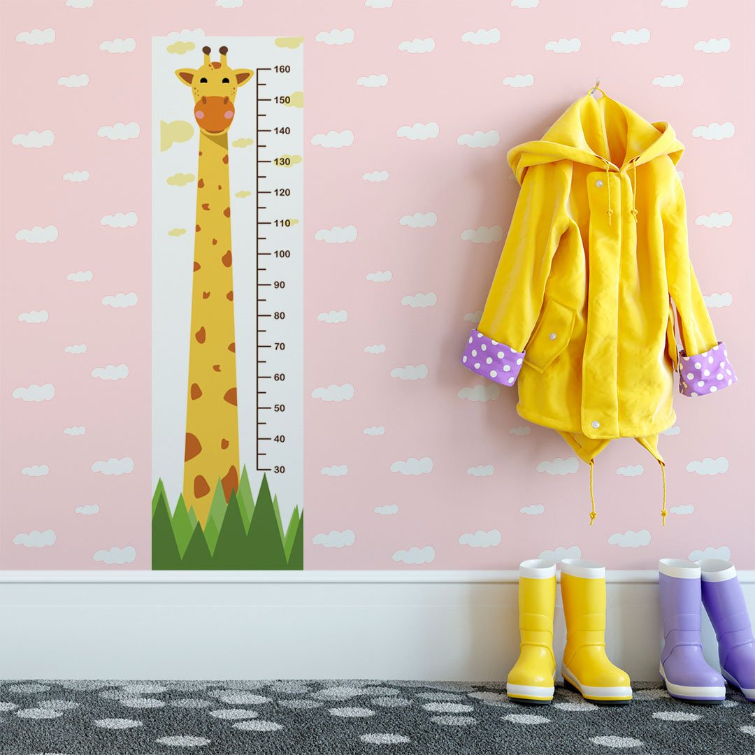 Adesivo Régua de Altura Crescimento Infantil Girafa - 2