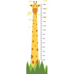 Adesivo Régua de Altura Crescimento Infantil Girafa - 5