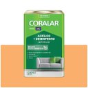 Ver imagem 1 de Tinta Acrílica Coralar Mais Desempenho 18 Litros Laranja Cítrico Fosco Coral Coralar + Desempenho