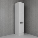 Ver imagem 1 de Paneleiro Armário 2 Portas Almofada e Rodapé 40cm TM4313 MDF Grazi Branco
