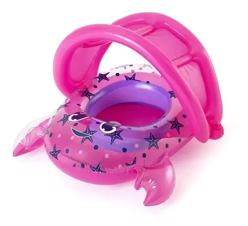 Boia Infantil de Carangueijo Bestway a Partir de 06 Meses Rosa - 1