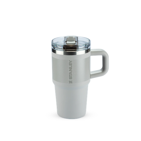 Copo com Canudo Flip Straw Quencher Stanley Protour 591ml - Ash