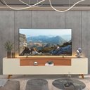 Ver imagem 6 de Rack para Tv até 85 Polegadas com Led com Pés Madeira Infinity 228cm