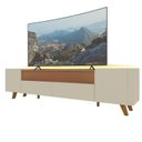 Ver imagem 7 de Rack para Tv até 85 Polegadas com Led com Pés Madeira Infinity 228cm