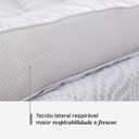 Ver imagem 5 de Pillow Top Queen 1000g Fibras Siliconadas Extra Macio 158x198cm Bf Colchões