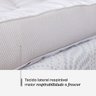 Pillow Top Queen 1000g Fibras Siliconadas Extra Macio 158x198cm Bf Colchões - 5