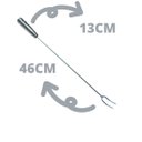 Ver imagem 2 de Garfo para Churrasco 59cm com Cabo Aluminio