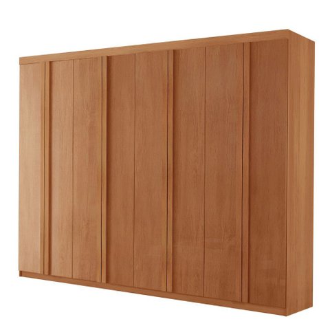 Guarda Roupa Casal Ortiz Mdf com 8 Portas 4 Gavetas Moderna Mobília