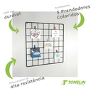 Ver imagem 2 de 3un Painel Para Fotos Mural De Recados 35x35 + 5 Prendedores