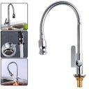 Ver imagem 2 de Torneira Bancada Cozinha Banheiro Mesa Bancada Gourmet Mangueira Flexível Metal Cromada Articulada
