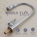 Ver imagem 5 de Torneira Bancada Cozinha Banheiro Mesa Bancada Gourmet Mangueira Flexível Metal Cromada Articulada