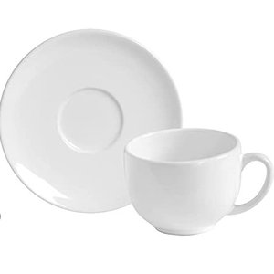 Xícara de Chá com Pires Branco 150ml