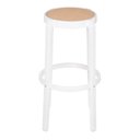 Ver imagem 4 de Banqueta Fitz Alta com Assento Simulando Rattan