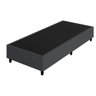 Cama Box Base Solteiro Bi Partida Suede 0,88x1,88cm:azul - 1