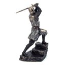 Ver imagem 2 de Cavaleiro Medieval Templario com Espada Veronese 77519 Bronzeada