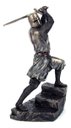 Ver imagem 2 de Cavaleiro Medieval Templario com Espada Veronese 77519 Bronzeada