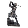 Cavaleiro Medieval Templario com Espada Veronese 77519 Bronzeada - 5
