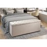 Recamier Sofá Baú Madrid 1,40 cm Suede Bege - 4