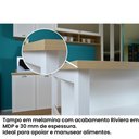Ver imagem 3 de Bancada Gourmet Ilha Cozinha com Iluminação Ditália Branco