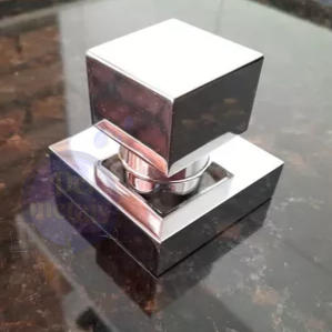 Acabamento Registro Quadrado Metal Cromado Padrão Deca Kit 6 Und Del Metais - 2