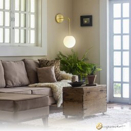 Arandela de Parede com Lâmpada Led G9 4000k Inclusa Dourado Bivolt - 4