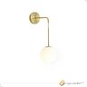 Arandela de Parede com Lâmpada Led G9 4000k Inclusa Dourado Bivolt - 6