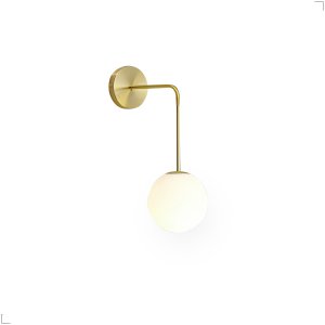 Arandela de Parede com Lâmpada Led G9 4000k Inclusa Dourado Bivolt