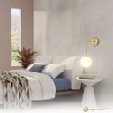 Ver imagem 3 de Arandela de Parede com Lâmpada Led G9 4000k Inclusa Dourado Bivolt